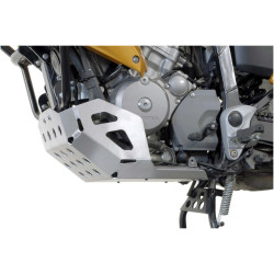 Sabot moteur. Gris. Honda XL700V Transalp (2008 à 2013)