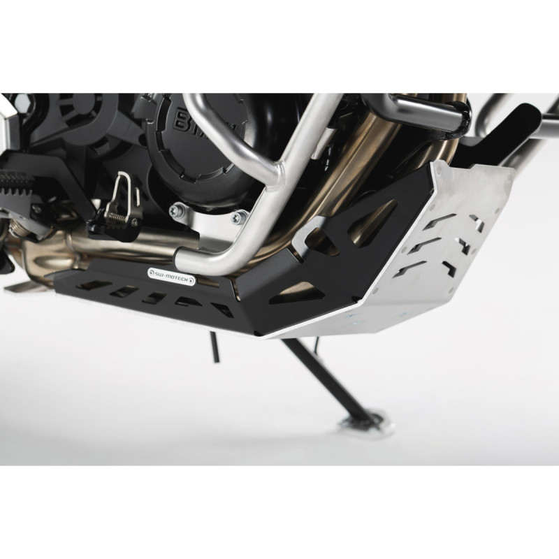 Sabot moteur. Noir/Gris. BMW GS-modèles / Husqvarna Nuda 900