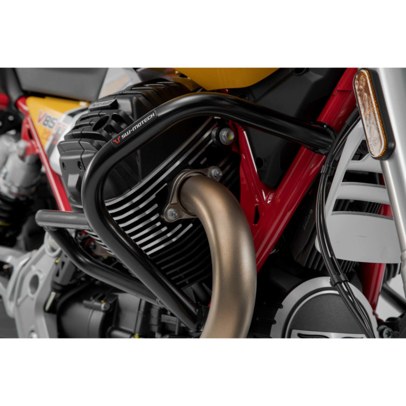 Crashbars. Noir. Moto Guzzi V85 TT (19-)