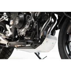 Sabot moteur. Noir/Gris. Honda CB500X (18-)