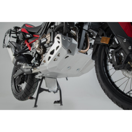 Sabot moteur. Gris anodisé. Honda CRF1100L/AS (19-) avec SBL