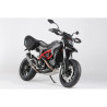 Sabot moteur. Noir/Gris. Ducati Hyperstrada / Hypermotard