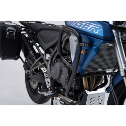 Crashbar. Noir. Triumph Tiger 800 modèles (15-)