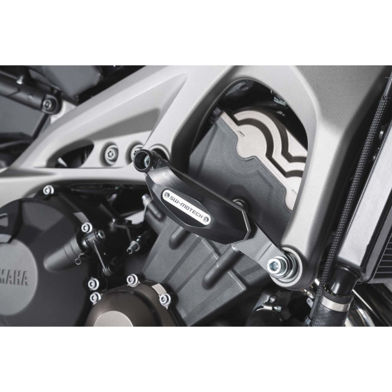 Kit de patins de cadre. Noir. Yamaha MT-09/Tracer, XSR900/Abarth