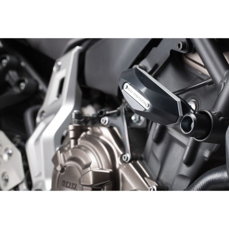 Kit de patins de cadre. Noir. Yamaha MT-07 (14-)