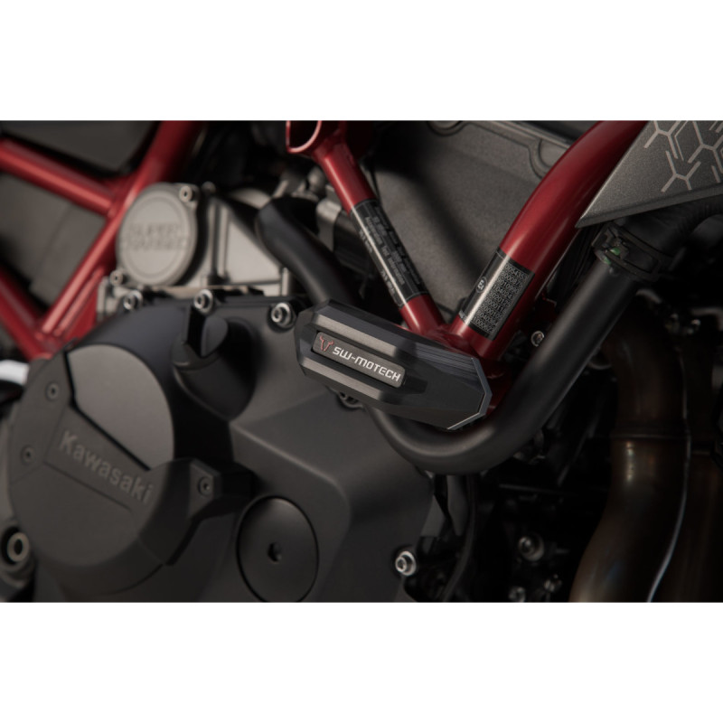 Kit de patins de cadre. Noir. Kawasaki Z H2 (19-)