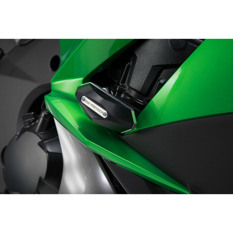 Kit de patins de cadre. Noir. Kawasaki Z 1000 SX (11-)