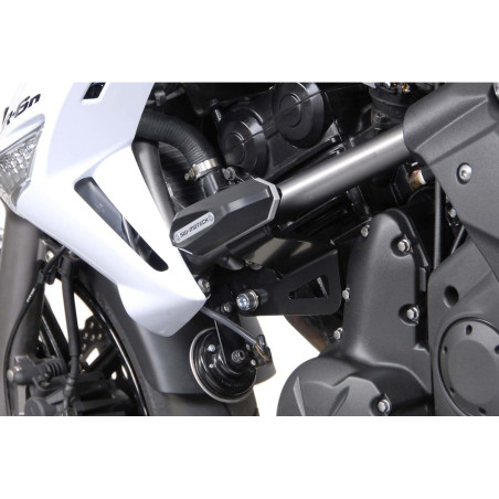 Kit de patins de cadre. Noir. Kawasaki ER-6n (09-11)