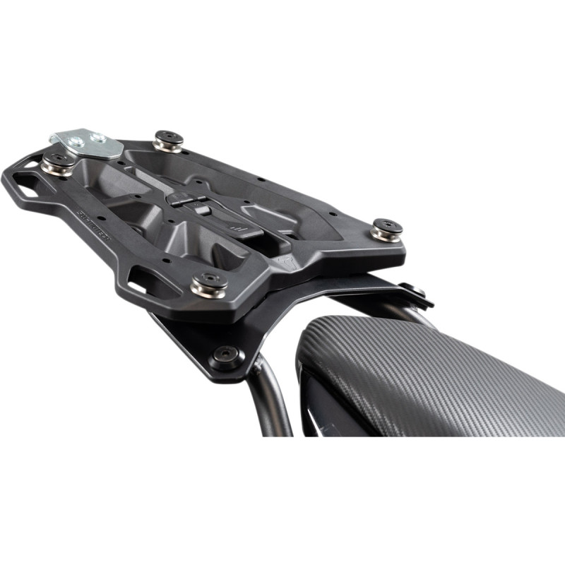 Platine d’adaptation pour porte-bagage STREET-RACK. Pour TRAX topcase ADV/ION/EVO. Noir