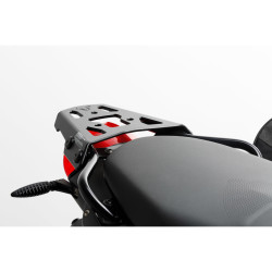 Porte-bagages ALU-RACK. Noir. BMW F 800 S / ST / R / GT