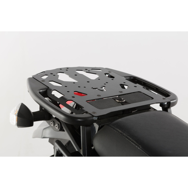 Porte-bagages STEEL-RACK. Noir. Kawasaki KLR 650 (08-)
