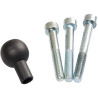 Boule M8. Filetage M8 Ø 1 Inch. pour fixation RAM
