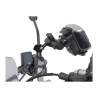 Kit boule 1" support rétroviseur. Kit de fixation M8/M10 sur rétroviseur. Noir