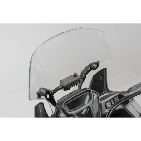 Support GPS pour barre Ø 10/12 mm. Noir