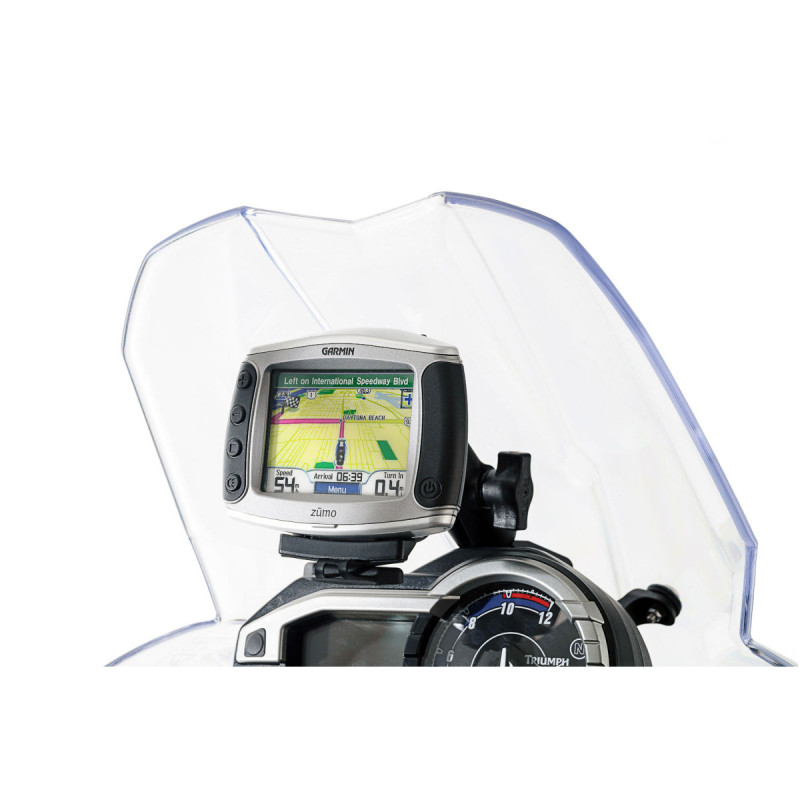 Support GPS pour cockpit. Noir. Triumph Tiger 800/800 XC, XR (10-17)