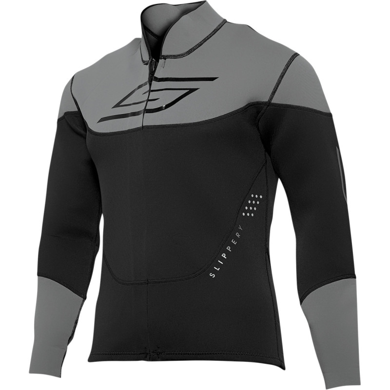 Combinaison Complète John et Jacket  Breaker  Black/Charcoal 1.5 mm SLIPPERY Jet Ski