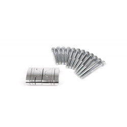 Kit Rehausse pour Guidon de Ø28,6mm Hauteur de 15mm à 35mm Vis Diam 8mm
