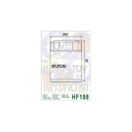 Filtre à Huile Hiflofiltro Hf198 RZR PRO XP Polaris