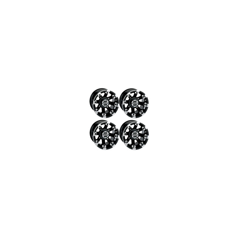 Lot de 4 Jantes Type 393X Moose 12x7 4x156 4+3