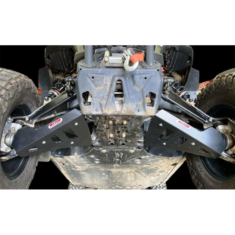 Protection de triangles Avant PHD 8mm Maverick Sport Can Am  Fabrication Française
