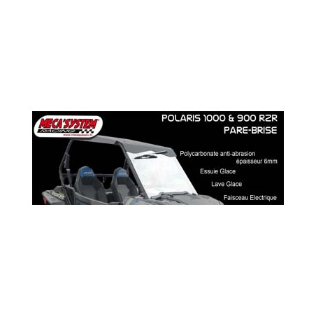 Pare Brise Polycarbonate Anti Abrasion Seul RZR1000S Polaris