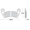 Plaquettes de Frein Arrière RZR PRO XPl 1000 Polaris DP BRAKES