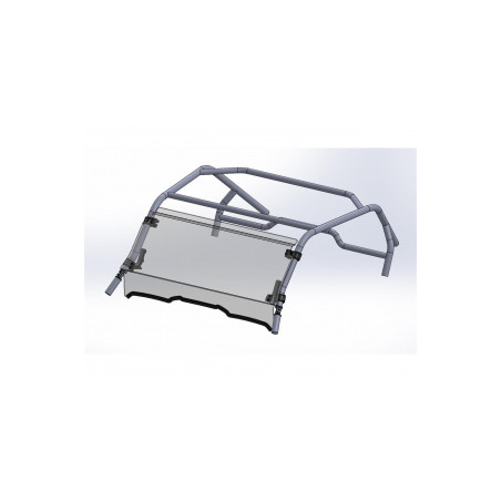 Pare-brise DIRECTION 2 avant complet pliable Yamaha YXZ1000 2019 et +