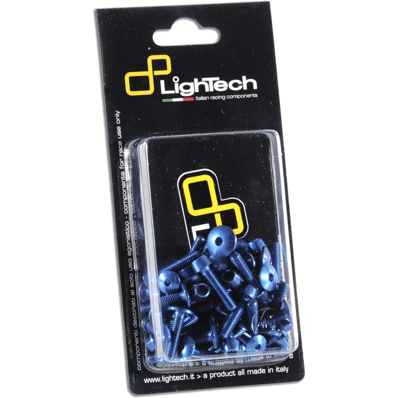 Kit vis de cadre LIGHTECH ergal bleu - Aprilia RS660