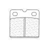 Plaquettes de frein CL BRAKES route métal fritté - 2332A3+