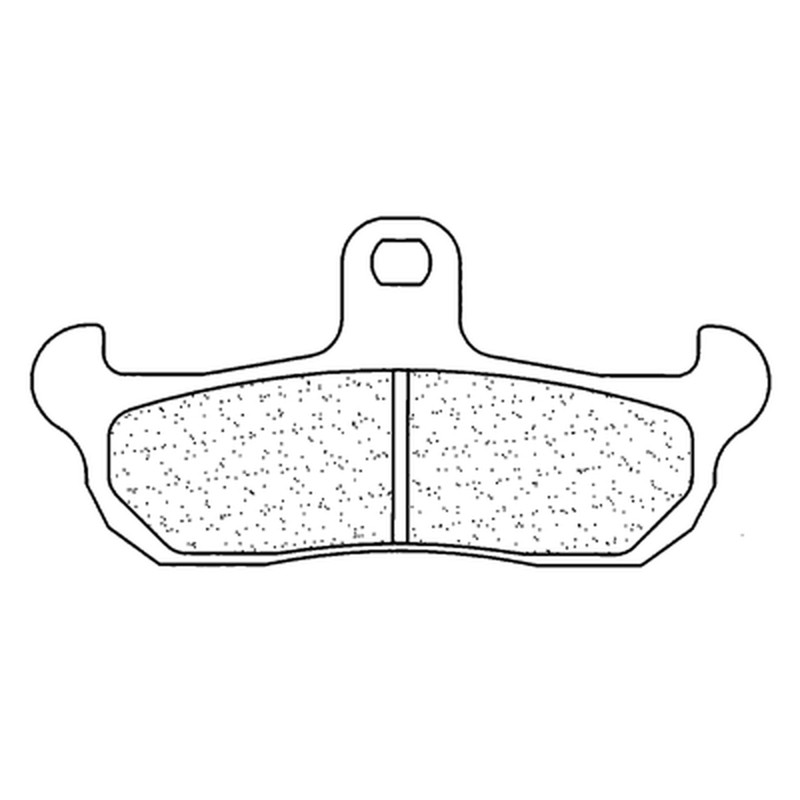 Plaquettes de frein CL BRAKES route métal fritté - 2400A3+