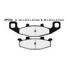 Plaquettes de frein NISSIN route /Off-Road métal fritté - 2P-252ST