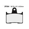 Plaquettes de frein NISSIN route /Off-Road métal fritté - 2P-264ST