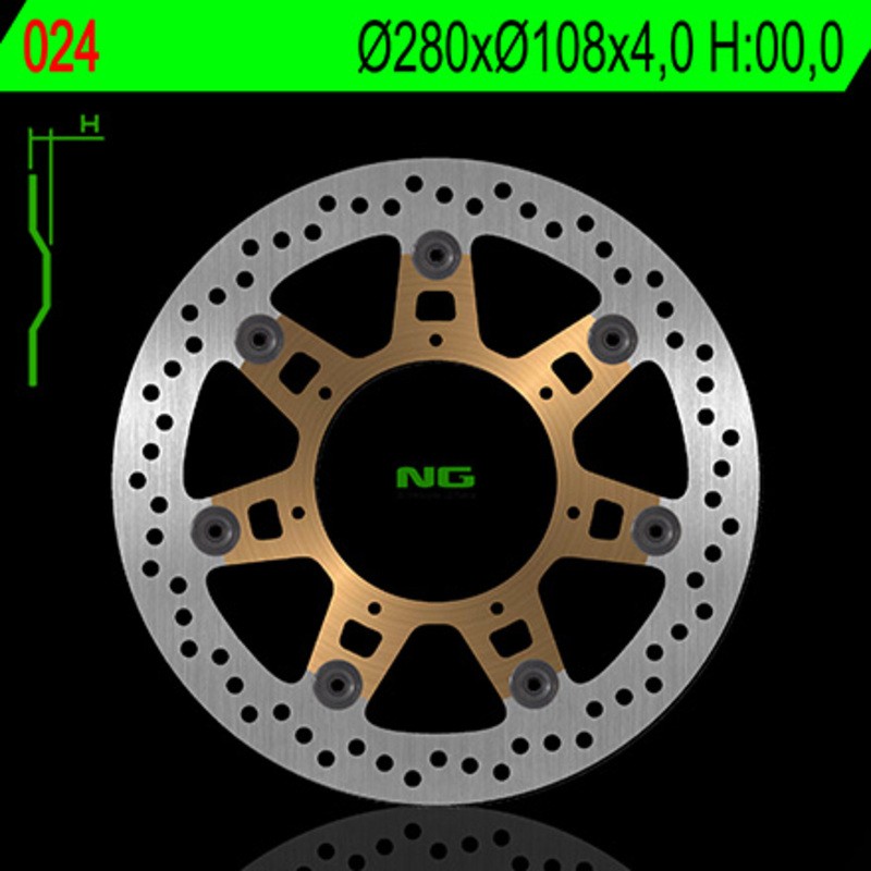 Disque de frein NG BRAKE DISC flottant - 024