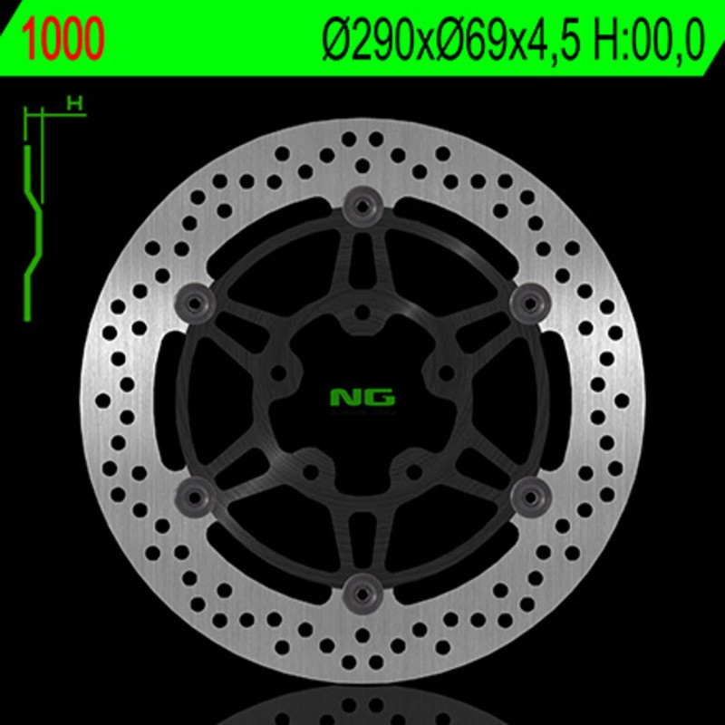 Disque de frein NG BRAKE DISC flottant - 1000