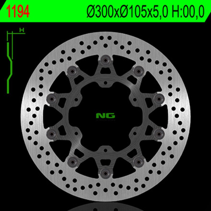 Disque de frein NG BRAKE DISC flottant - 1194