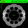Disque de frein NG BRAKE DISC pétale flottant - 1224X
