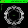 Disque de frein NG BRAKE DISC pétale flottant - 1233X