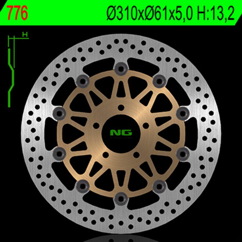 Disque de frein NG BRAKE DISC flottant - 776