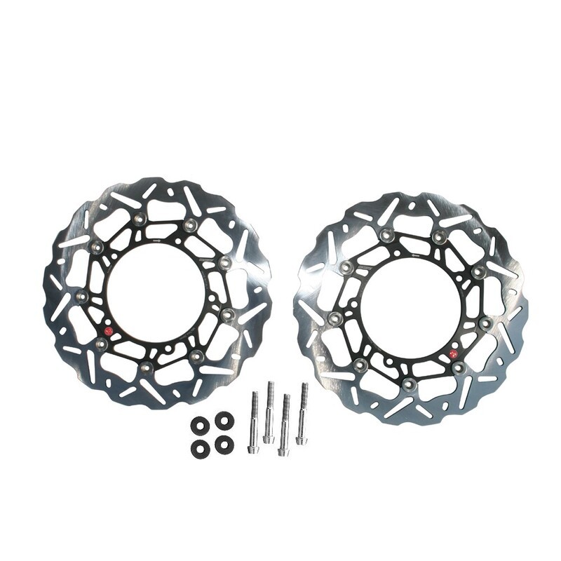 Kit Disque de frein Oversize BRAKING Wave flottant - 320 OKWK08