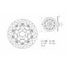 Disque de frein BREMBO Oro flottant - 78B40826