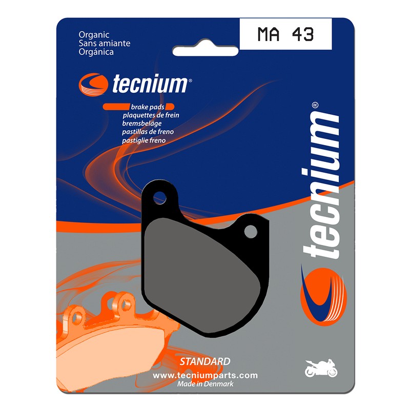 Plaquettes de frein TECNIUM route organique - MA43