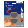 Plaquettes de frein TECNIUM Racing MX/Quad métal fritté - MOR46