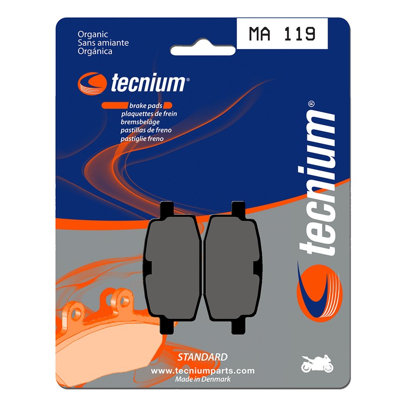 Plaquettes de frein TECNIUM route organique - MA119