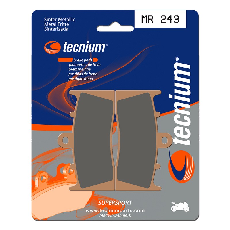 Plaquettes de frein TECNIUM Performance métal fritté - MF243