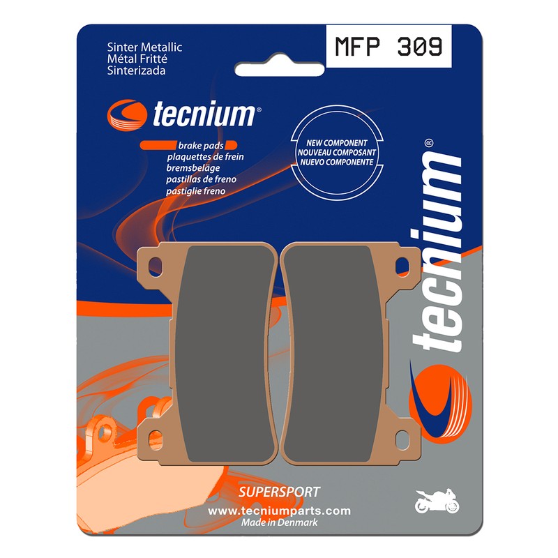 Plaquettes de frein TECNIUM Trail Performance métal fritté - MFP309