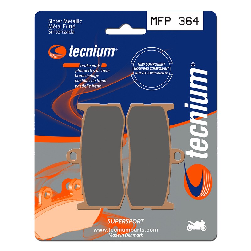 Plaquettes de frein TECNIUM Trail Performance métal fritté - MFP364