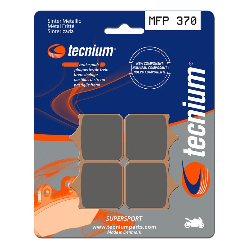 Plaquettes de frein TECNIUM Trail Performance métal fritté - MFP370