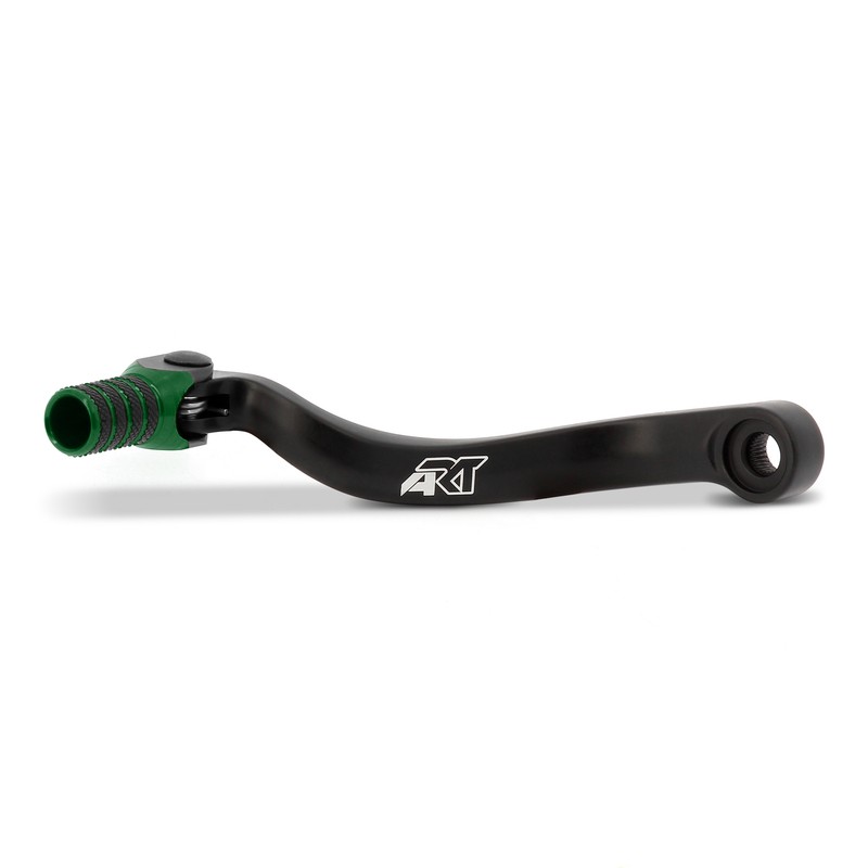 Sélecteur de vitesse ART alu vert Kawasaki KX85