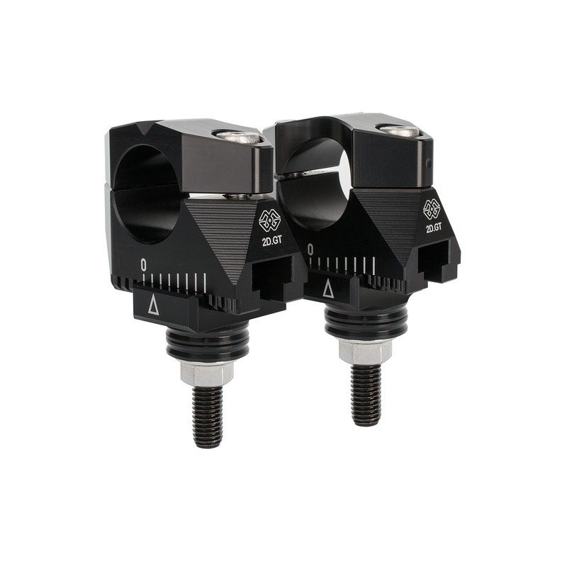 Pontets de guidon GILLES TOOLING 2DGT réglables noir Suzuki GSX-S 750