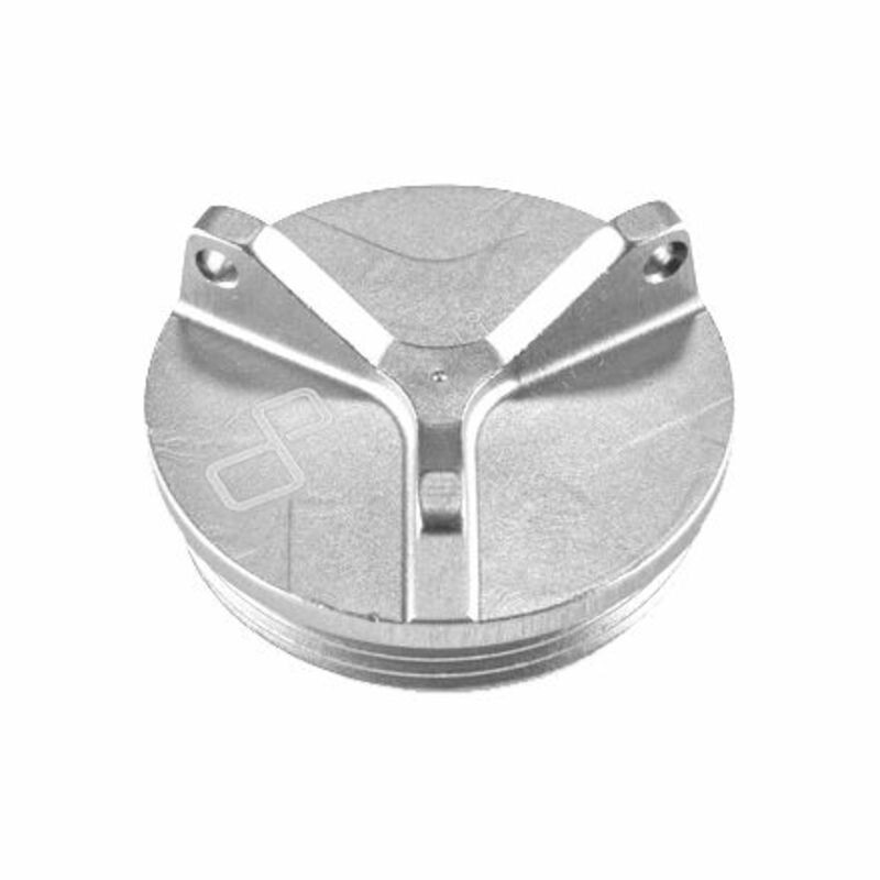 Bouchon carter d'huile LIGHTECH M20 x 2,5 (3 trous) argent Ducati HYPERMOTARD 821